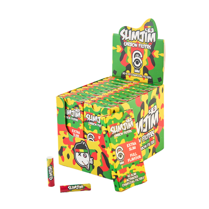Slimjim - Camo Carbon Filters (Pack of 10) (Box of 20)