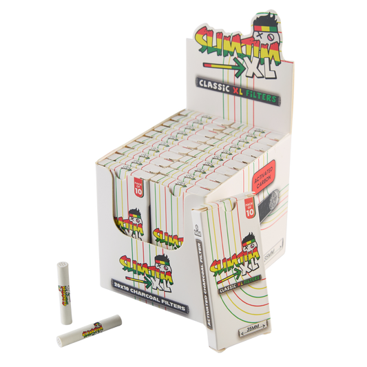 Slimjim - Classic XL Carbon Filters (6mm) (Box of 20)