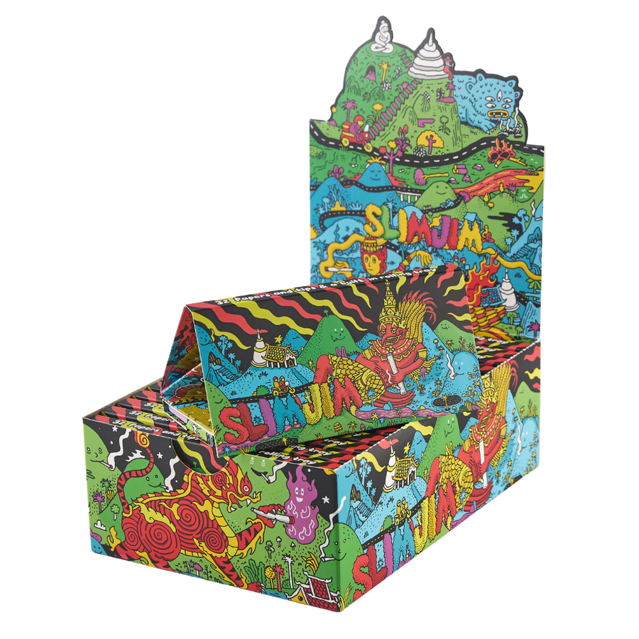 Slimjim x Jacob - King Size Papers + Grinder + Tray (Box of 16) King Size SLIMJIM