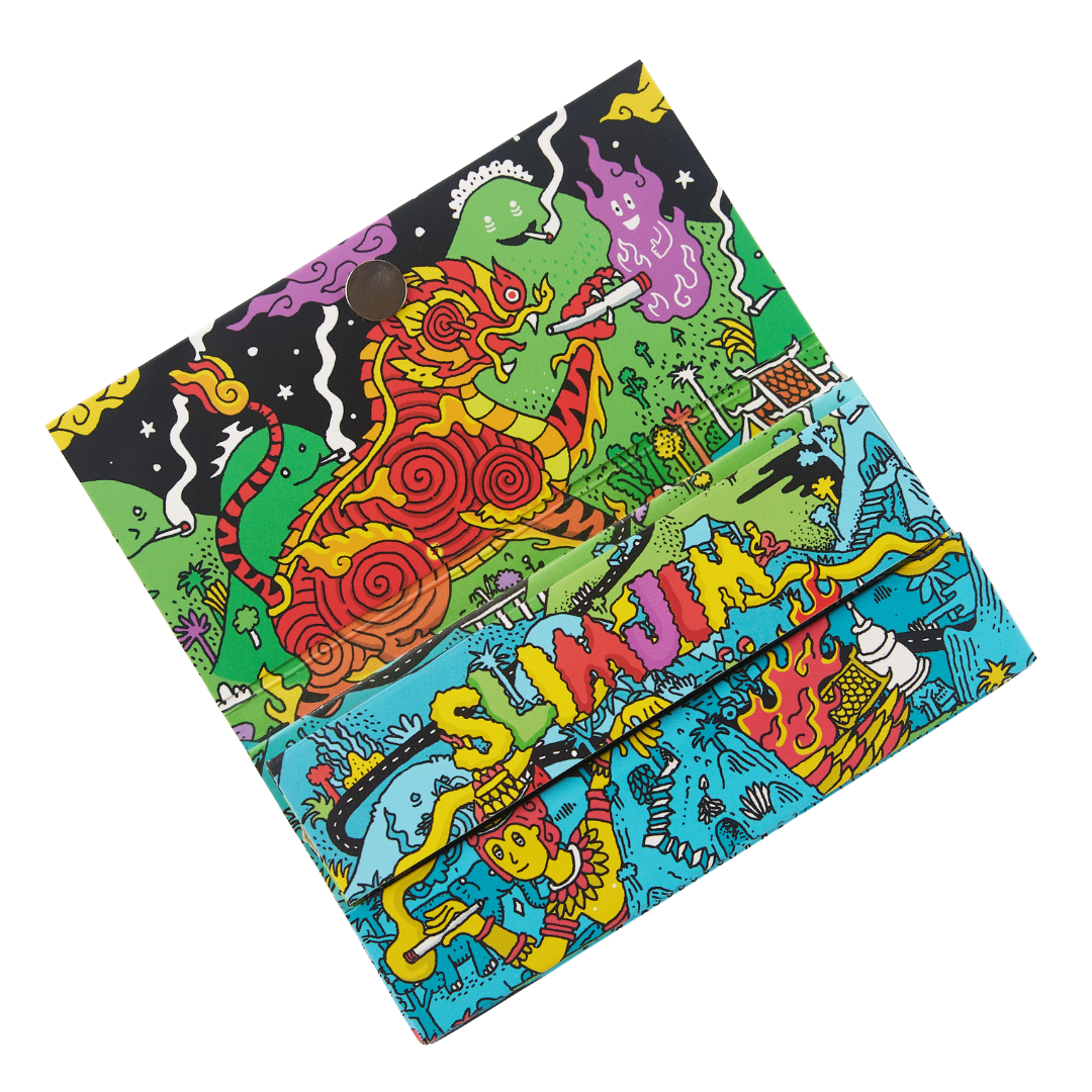 Slimjim x Jacob - King Size Papers + Grinder + Tray (Box of 16) King Size SLIMJIM