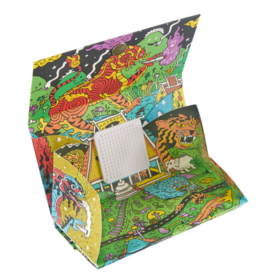 Slimjim x Jacob - King Size Papers + Grinder + Tray (Box of 16) King Size SLIMJIM