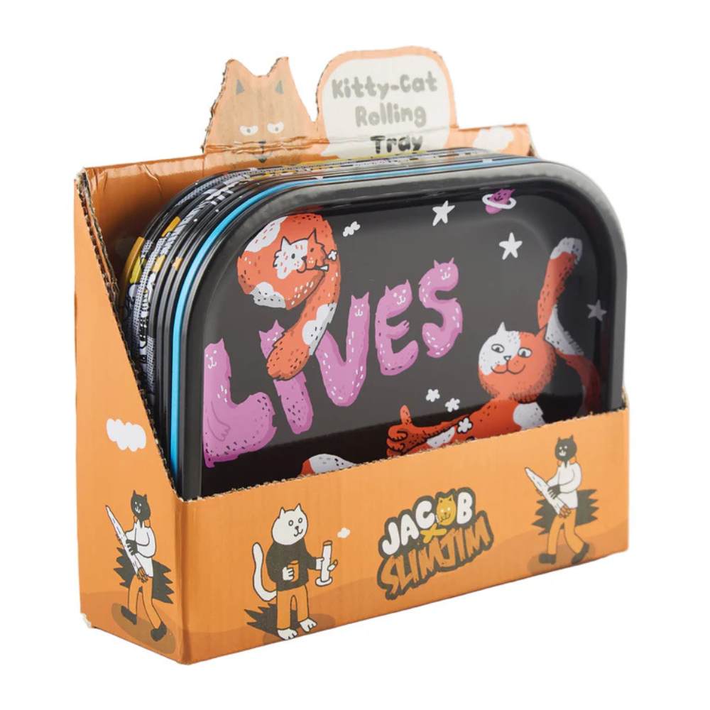 Slimjim X Jacob 9 Lives Rolling Tray - (Box of 9) Tray SLIMJIM