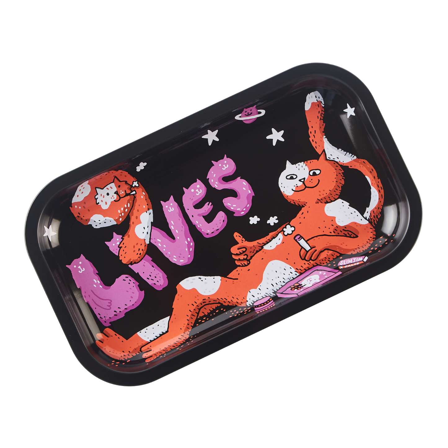 Slimjim X Jacob 9 Lives Rolling Tray - (Medium) Tray SLIMJIM