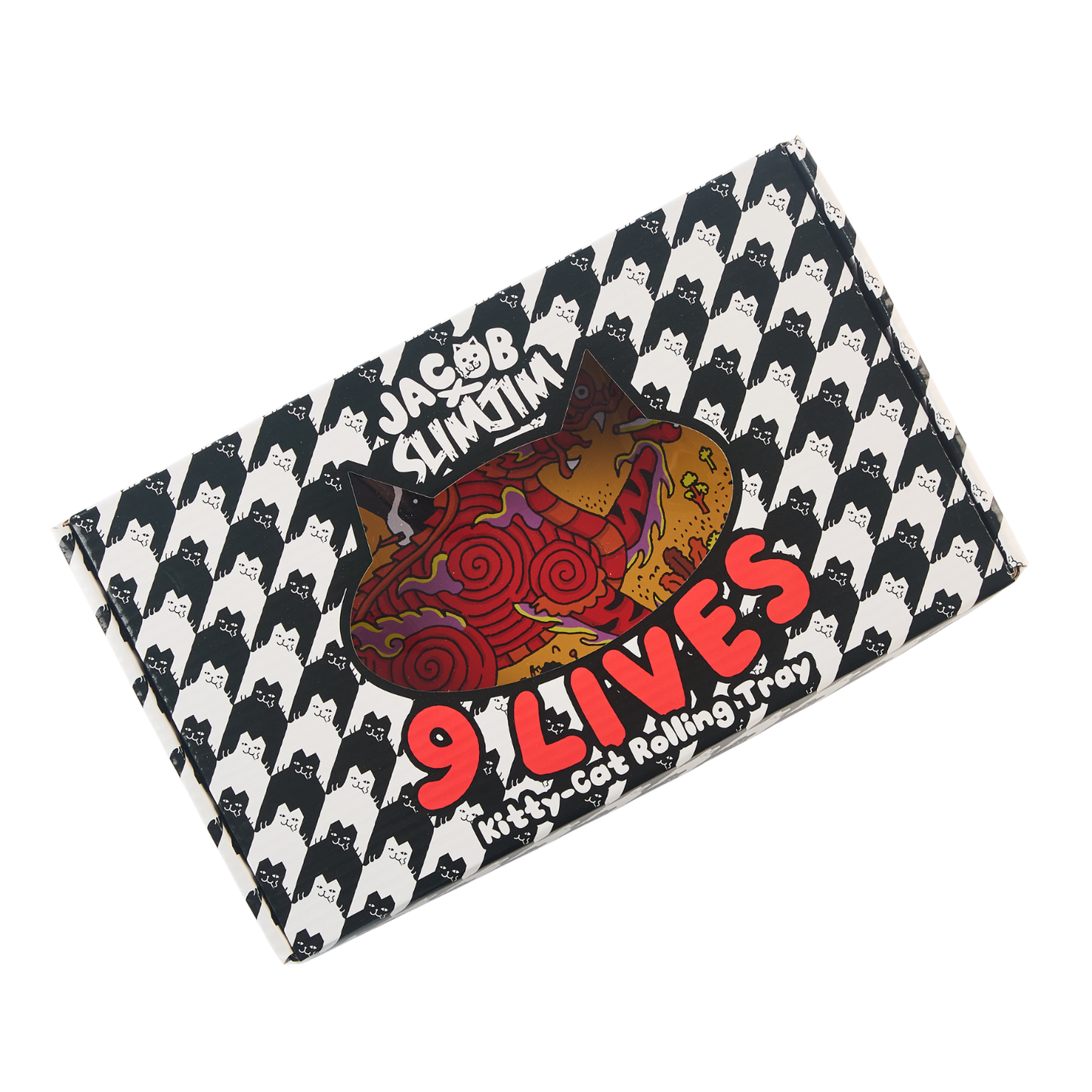 Slimjim X Jacob 9 Lives Rolling Tray - (Medium) Tray SLIMJIM