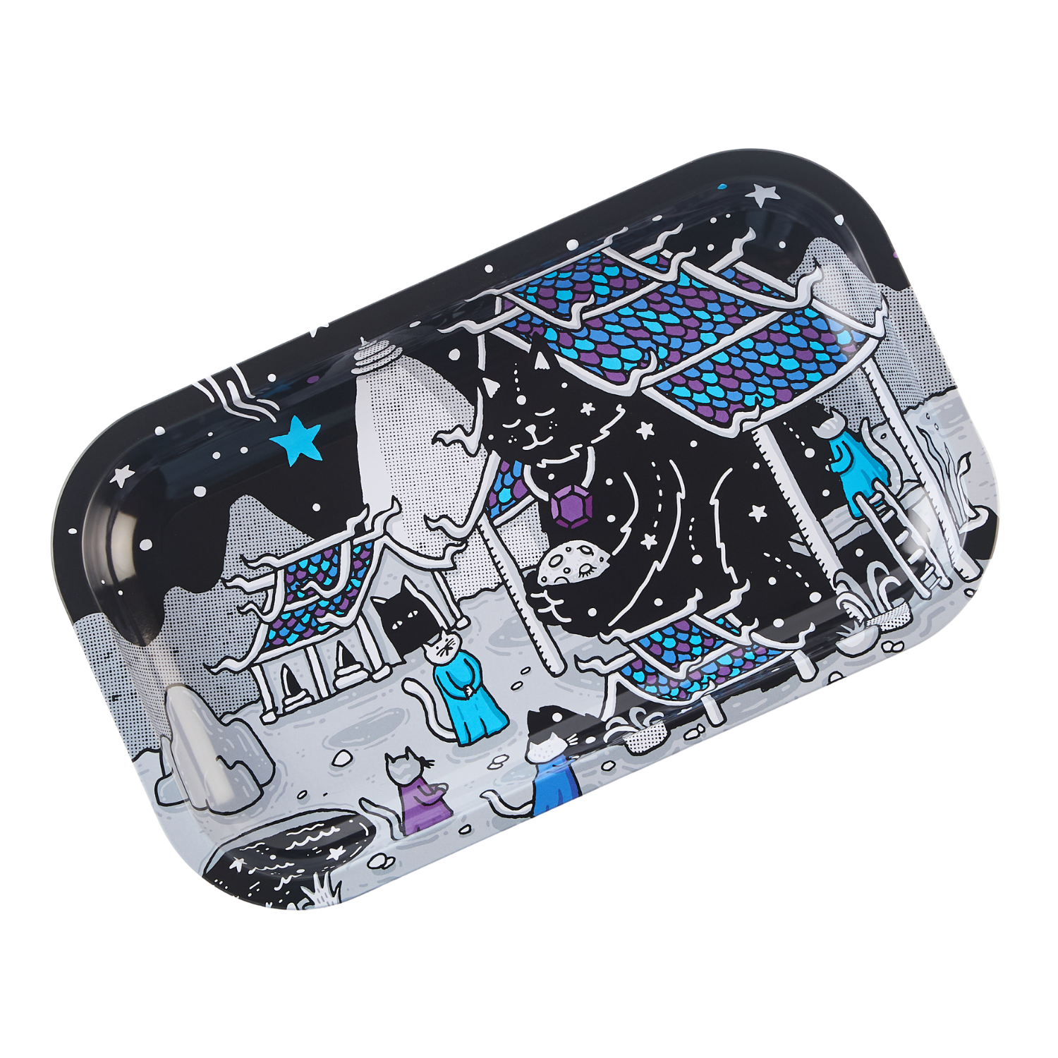Slimjim X Jacob 9 Lives Rolling Tray - (Medium) Tray SLIMJIM