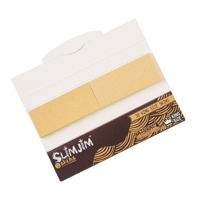 Slimjim - Natural King Size Skins + Tips (Box of 22)