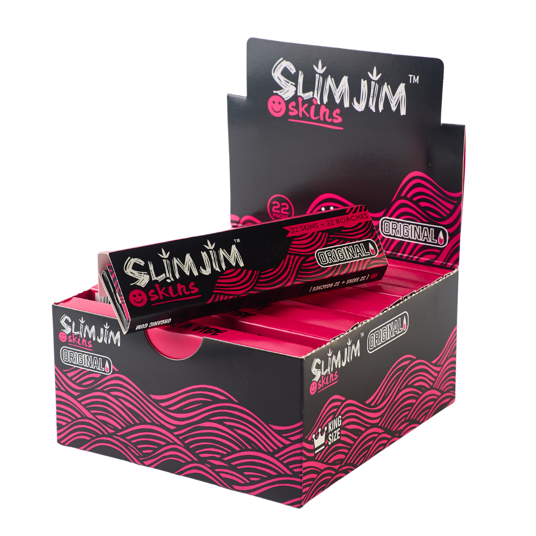 Slimjim - Original King Size Skins + Tips (Box of 22)