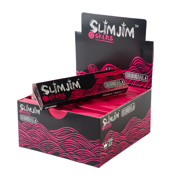 Slimjim - Original King Size Skins + Tips (Box of 22)