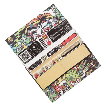 Slimjim X What The Yak - Rolling Paper + Tips & Grinder + Tray Pack (Box of 16)