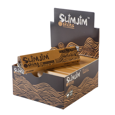 Slimjim - Natural King Size Skins + Tips (Box of 22)