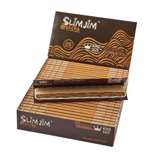 Slimjim - Natural King Size Skins (Box of 25)