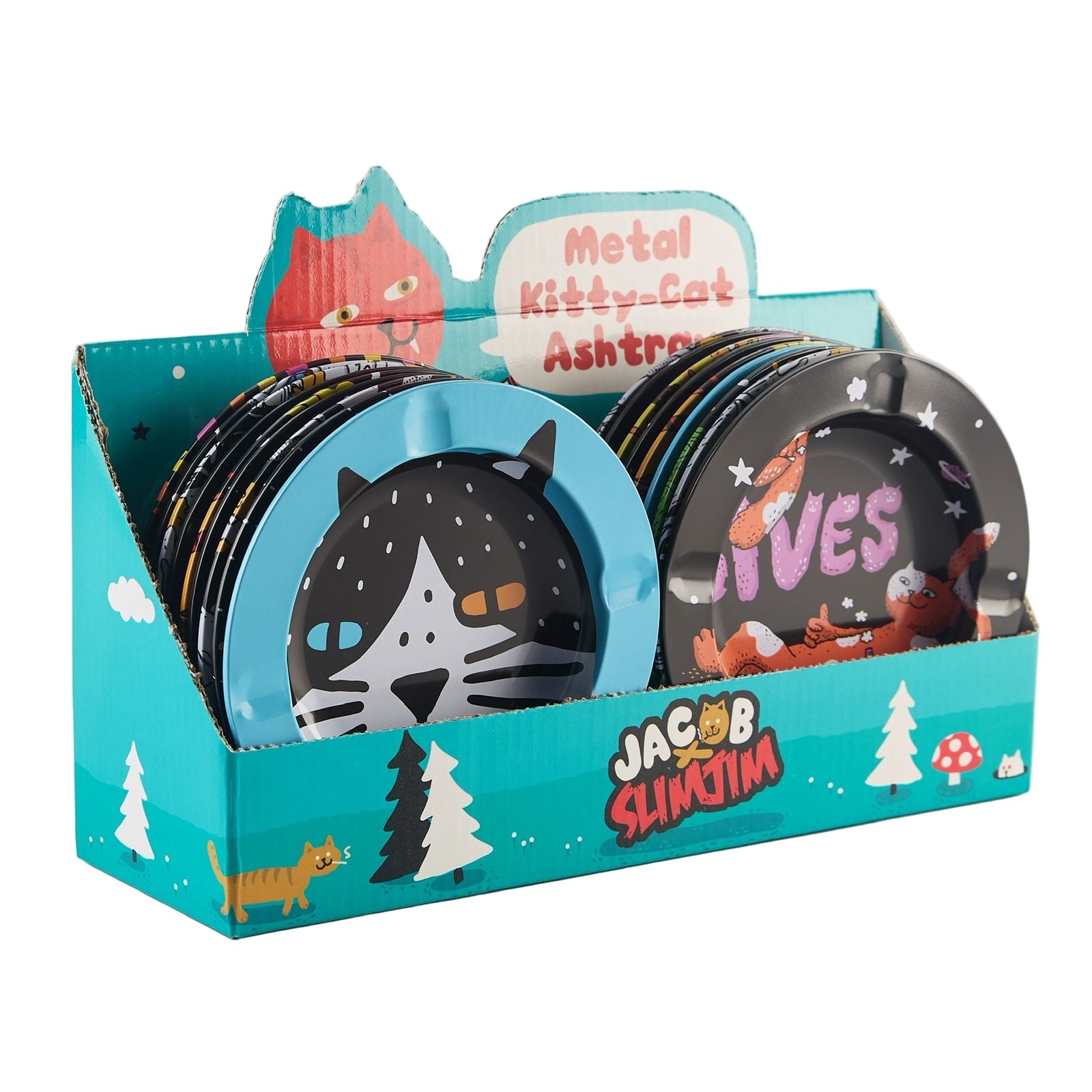 Slimjim X Jacob (9 Lives) Ashtray (9 Trays/Box)
