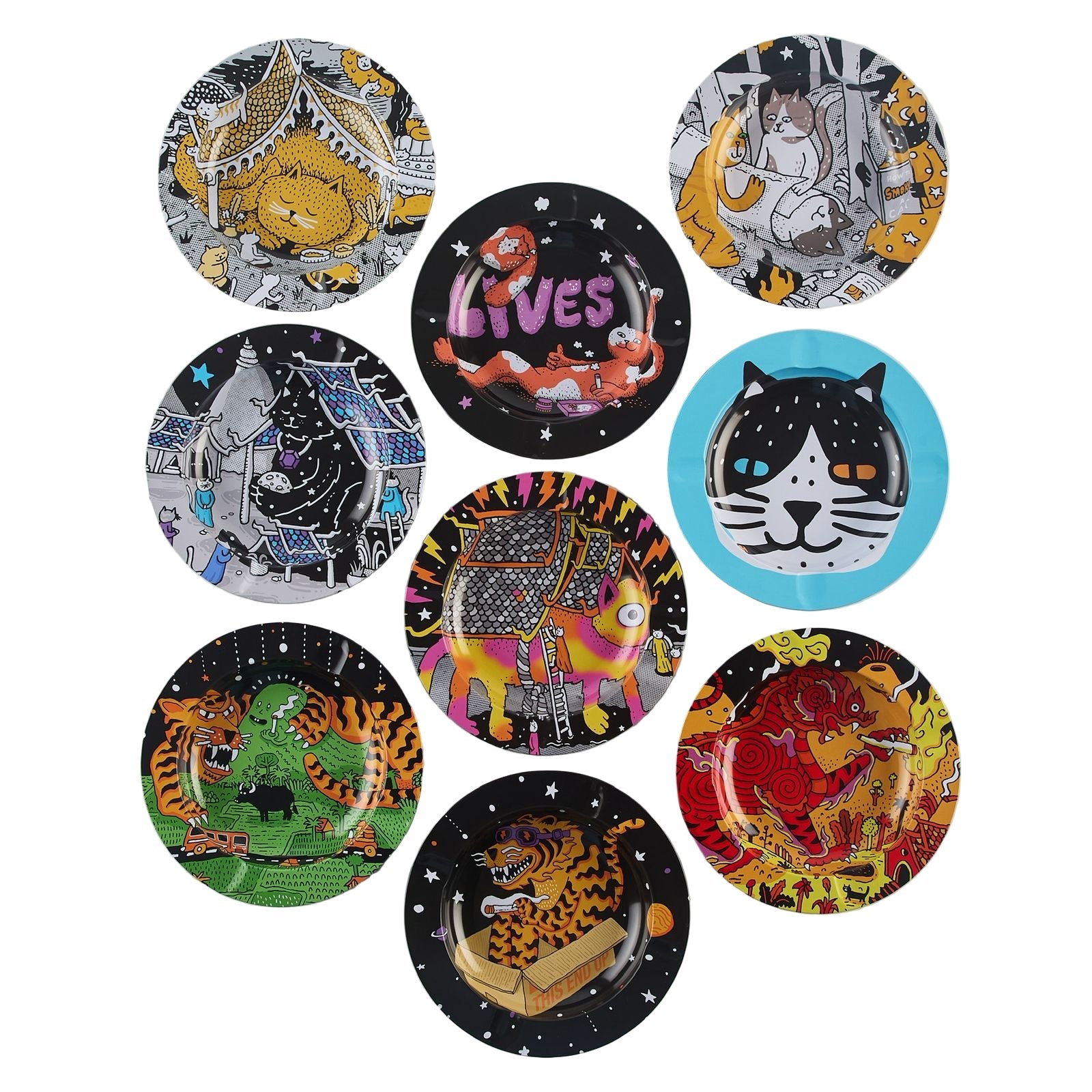 Slimjim X Jacob (9 Lives) Ashtray (9 Trays/Box)