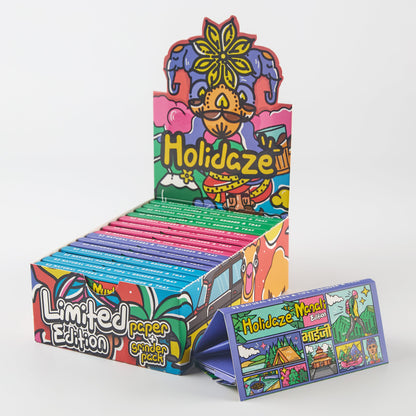 Holidaze (Ind) - King Size Papers + Tips & Grinder + Tray Pack (16 Packs/Box)