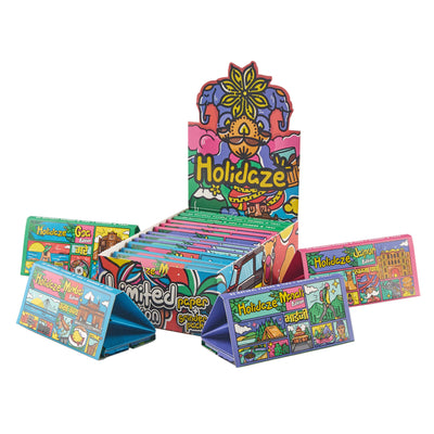 Holidaze (Ind) - King Size Papers + Tips & Grinder + Tray Pack (16 Packs/Box)