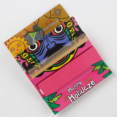 Holidaze (Ind) - King Size Papers + Tips & Grinder + Tray Pack (16 Packs/Box)