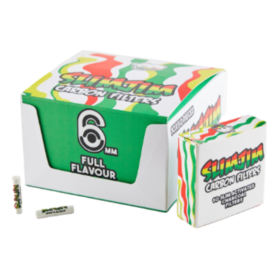 Box case of 50 pack Slimjim Active Charcoal Filters