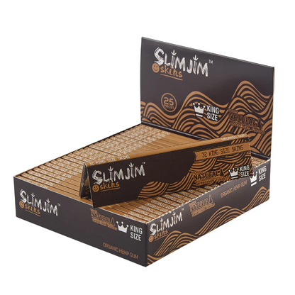 Slimjim - Natural King Size Skins (Box of 25)