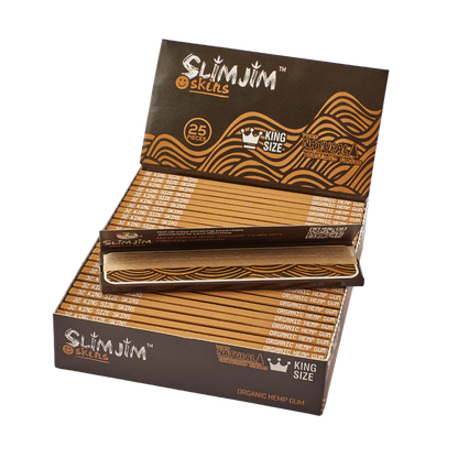 Slimjim - Natural King Size Skins (Box of 25)