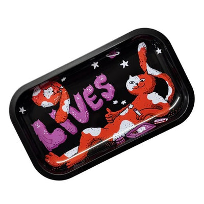 Slimjim X Jacob 9 Lives Rolling Tray - (Medium) (Box of 1)