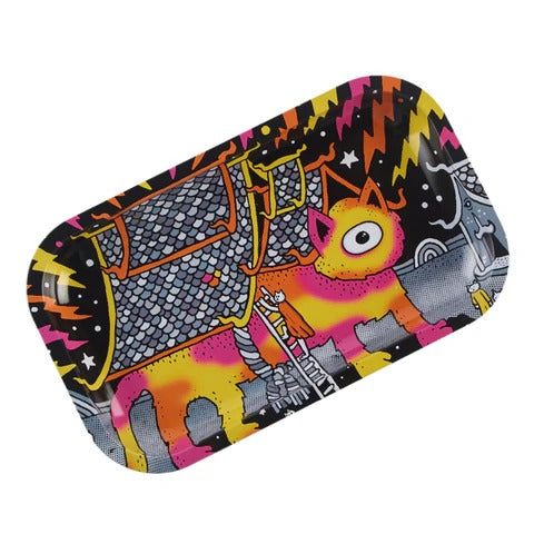 Slimjim X Jacob 9 Lives Rolling Tray - (Medium) (Box of 1)