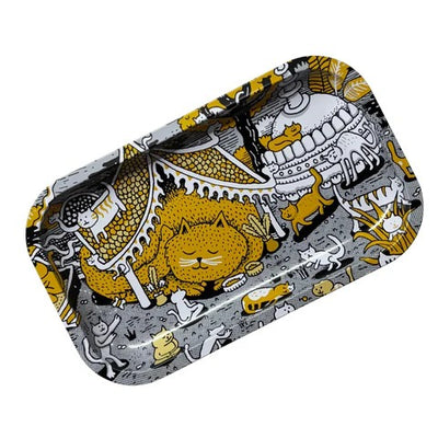 Slimjim X Jacob 9 Lives Rolling Tray - (Medium) (Box of 1)