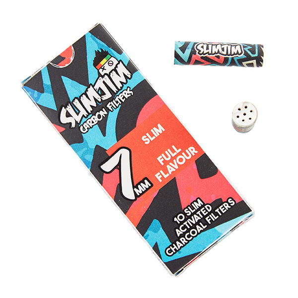 Slimjim - Aztec Carbon Filters 7mm (Pack of 10) (Box of 20)