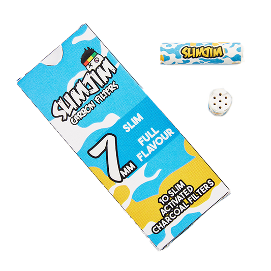 Slimjim - Splash Carbon Filters (7mm) (Pack of 10) (Box of 20)