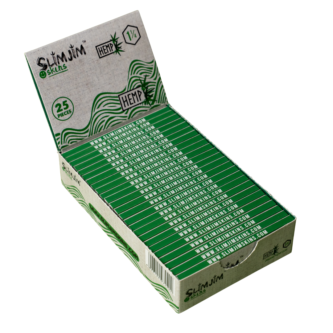 Slimjim - Hemp 1 1/4th (Box of 25)