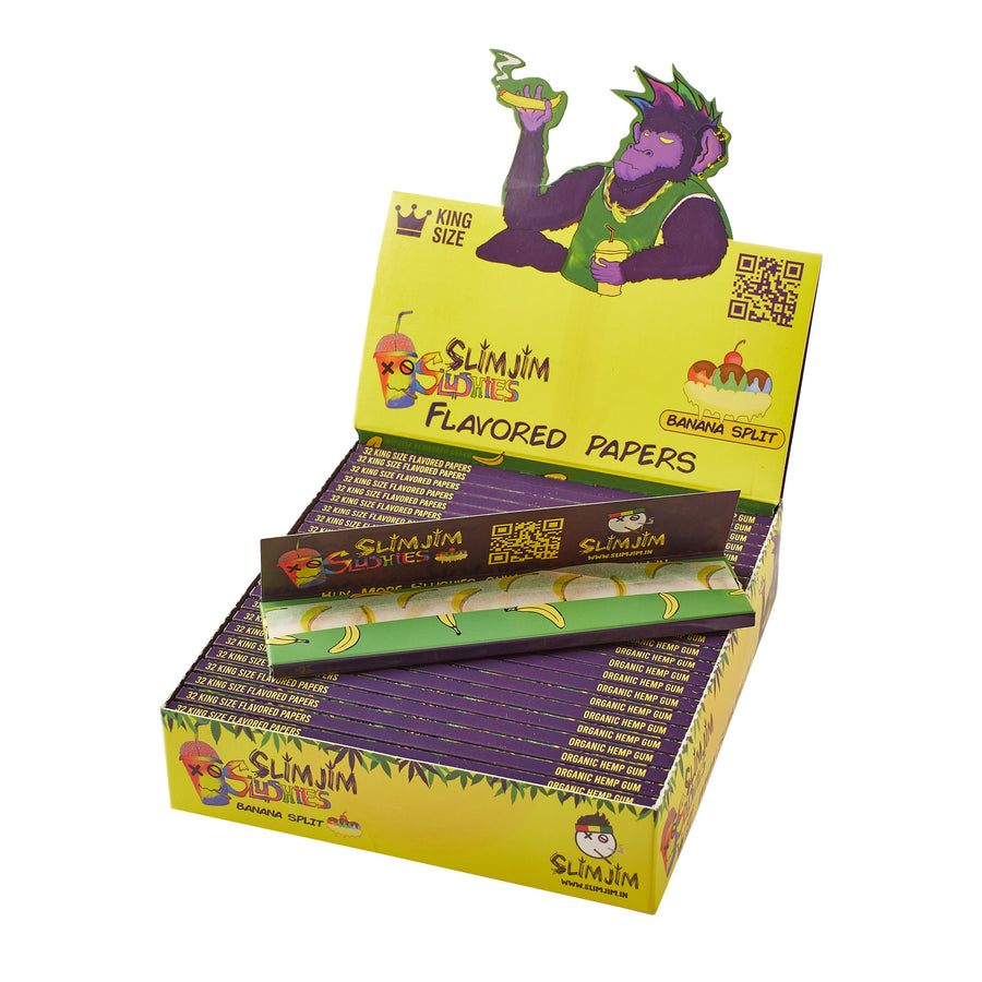 Box Case of Slimjim Slushies Banana Split 