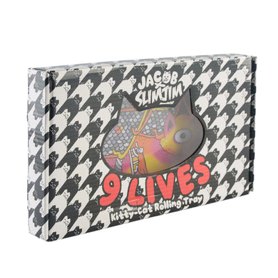 Slimjim X Jacob 9 Lives Rolling Tray - (Medium) (Box of 1)