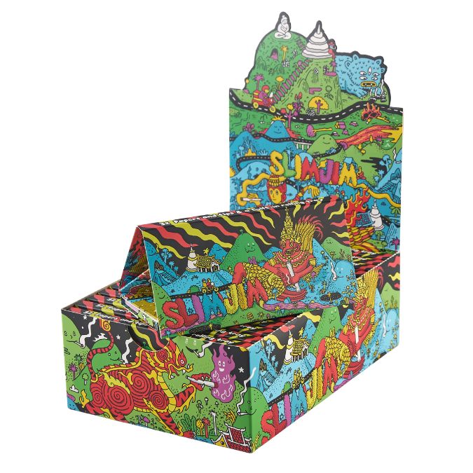 Buy Slimjim x Jacob - King Size Papers + Grinder + Tray (Box of 16) | Slimjim India